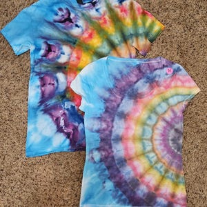 Multicolored Tie Dye Ice Dyed Design