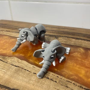 3D Printed Elephant - Articulated Fidget Elephant