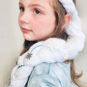 FREE SHIPPING! - Frozen Elsa Braid - Snow Queen Yarn Wig for Halloween Costume and Dress Up - Princess - Baby - Child - Adult
