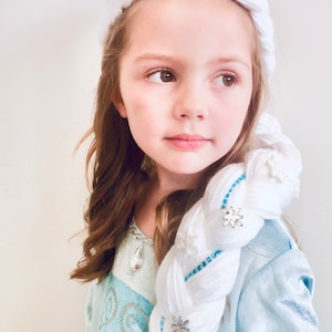 FREE SHIPPING! Frozen Elsa Braid - Snow Queen Wig for Halloween Costume and Dress Up - Princess