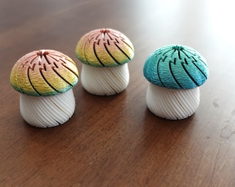 3D Printed Mushroom twist Fidget