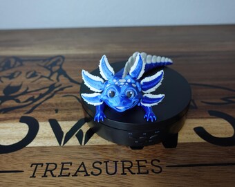 Blue Pop Axolotl 3d printed Flexy
