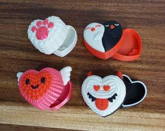 3D printed Heart shaped gift boxes