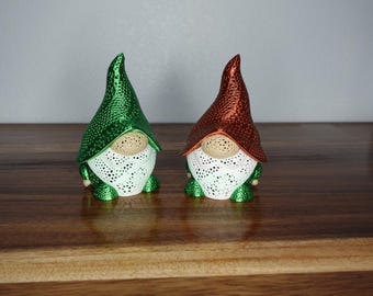 3D printed Gnome tea light lamp