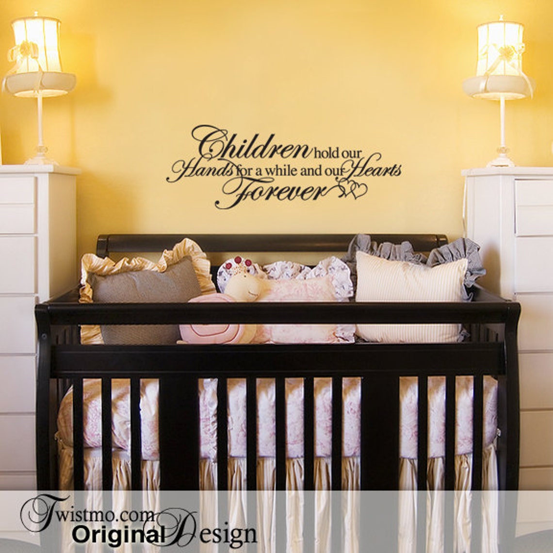Baby Nursery Wall Quote Inspirational Vinyl Decal Nursery Etsy