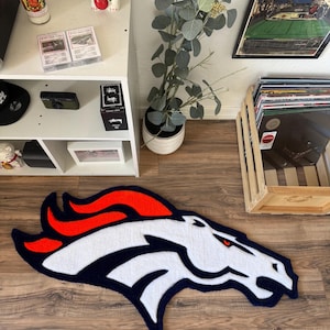 Denver Broncos Rugs - Etsy