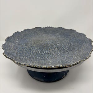 Ceramic Platter with Textured Design