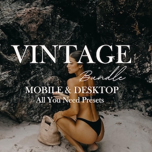 MOST Selling Film Vintage Lightroom Mobile & Desktop Presets |Instagram Blogger Presets | Film Preset | Film Aesthetic