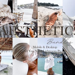 AL In One Bright Clean Airy Minimal Lightroom Preset, Mobile&Desktop, Instagram Blogger Aesthetic Presets, Bright White Everyday Photography