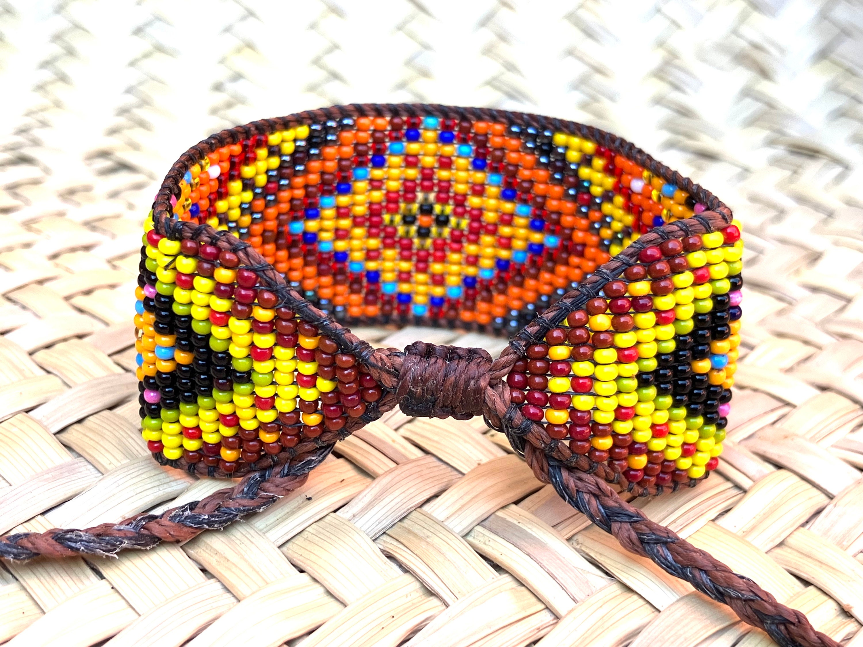 小物 myrtille J's Collection - Medium- Multi-colored, Beaded Mandala, Ojo