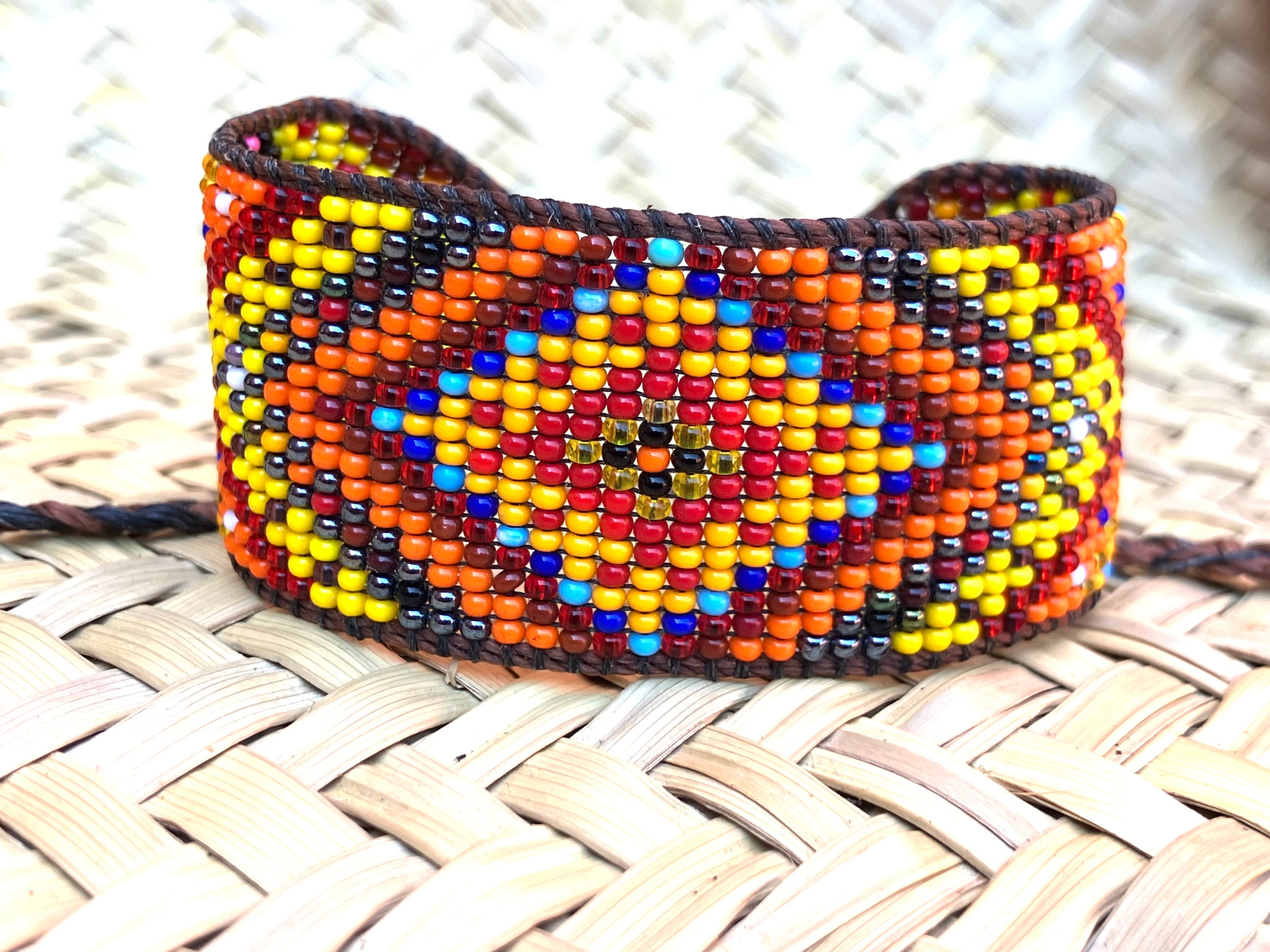 J's Collection - Medium- Multi-colored, Beaded Mandala, Ojo