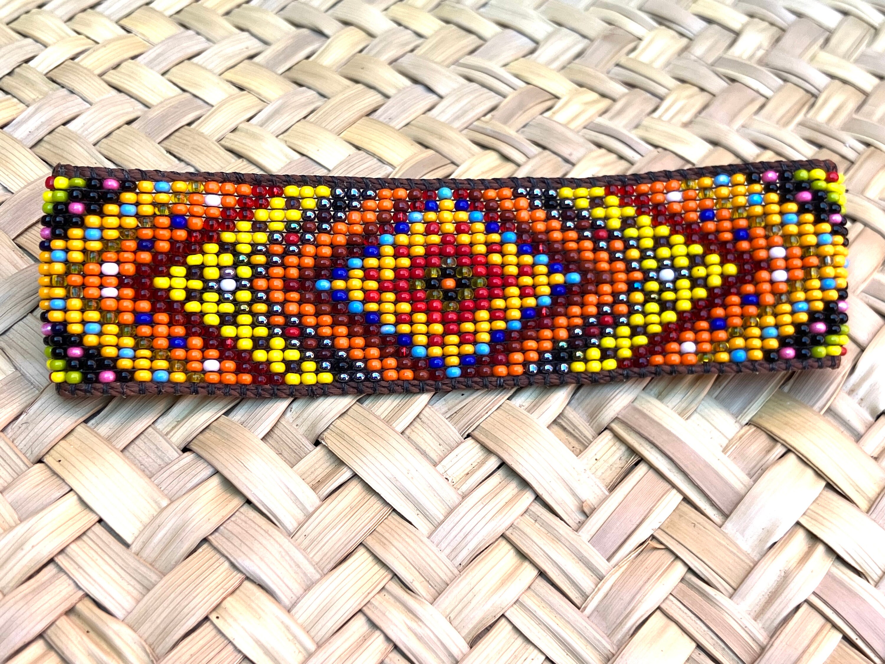 小物 myrtille J's Collection - Medium- Multi-colored, Beaded Mandala, Ojo