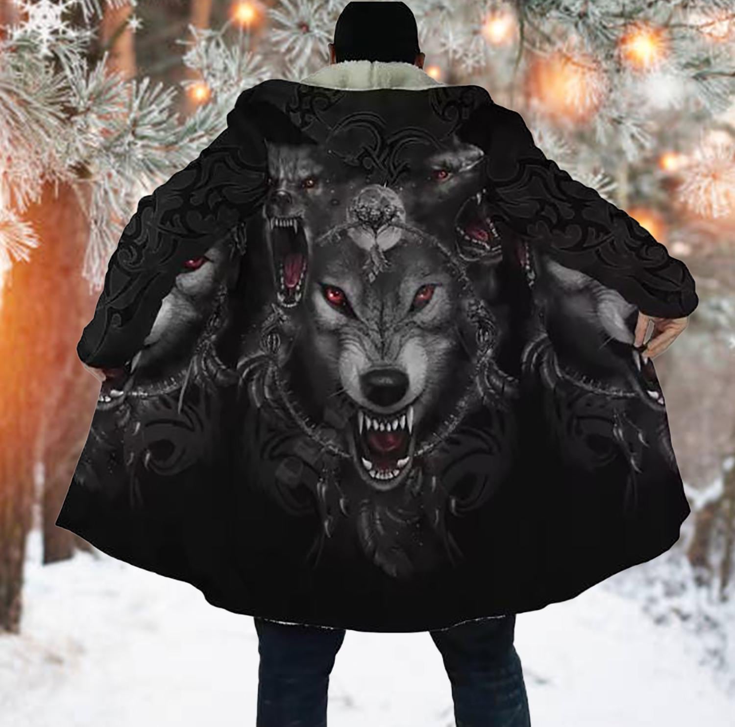 Wolf Fur Coat - Etsy Canada