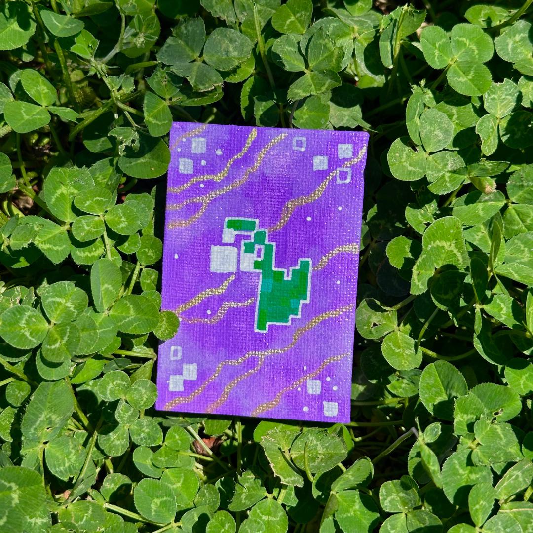 Mini Lily of the Valley Pixel Flower Minecraft Inspired