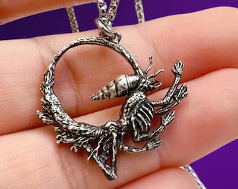CUSTOM ER Kindred of Rot’s Exultation Necklace – Talisman Pendant, Scarlet Rot Jewelry - Gamer Gift
