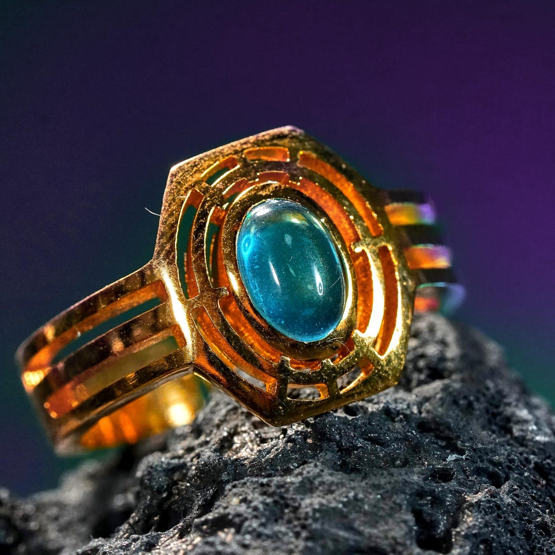 Fanmade Valorant Harbor Ring Ver 2, Gamer Jewelry, Gold Plated ...