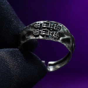 Vincent Ring mit Silber-Ring für Cosplayer & Sammler