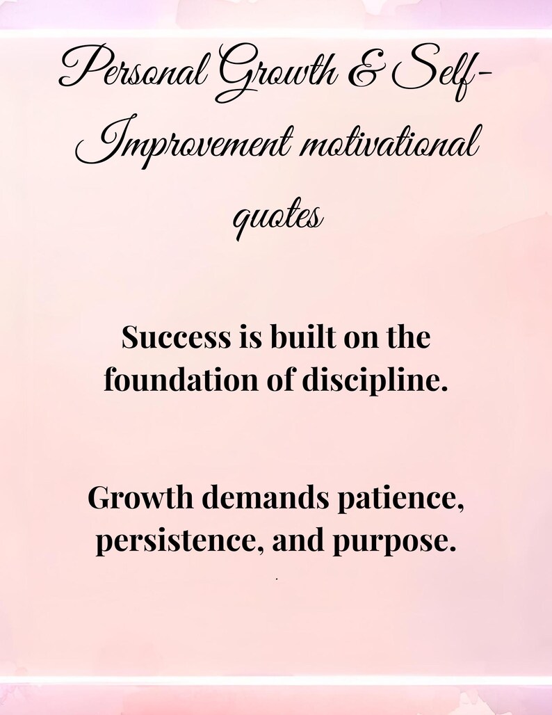 Printable Motivational Quotes Bundle | Resilience, Faith & Growth Wall ...