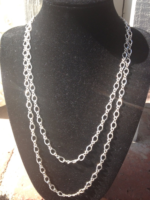 Items similar to Sterling silver chain necklace on Etsy