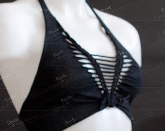 Bomullshalterneck: Statement-detalj