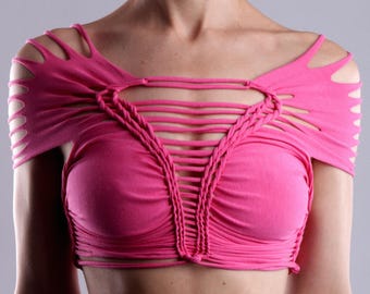 Cotton Jersey Crop Top