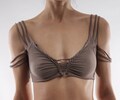 Cotton Jersey Strappy Sleeve Brassiere Braided Jersey Crop Top Off-Shoulder Sleeve Sexy Bustiere Jersey Bralette product logo