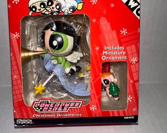 Powerpuff Girls Ornaments Vintage 2000s Cartoon Network 2002 Trevco