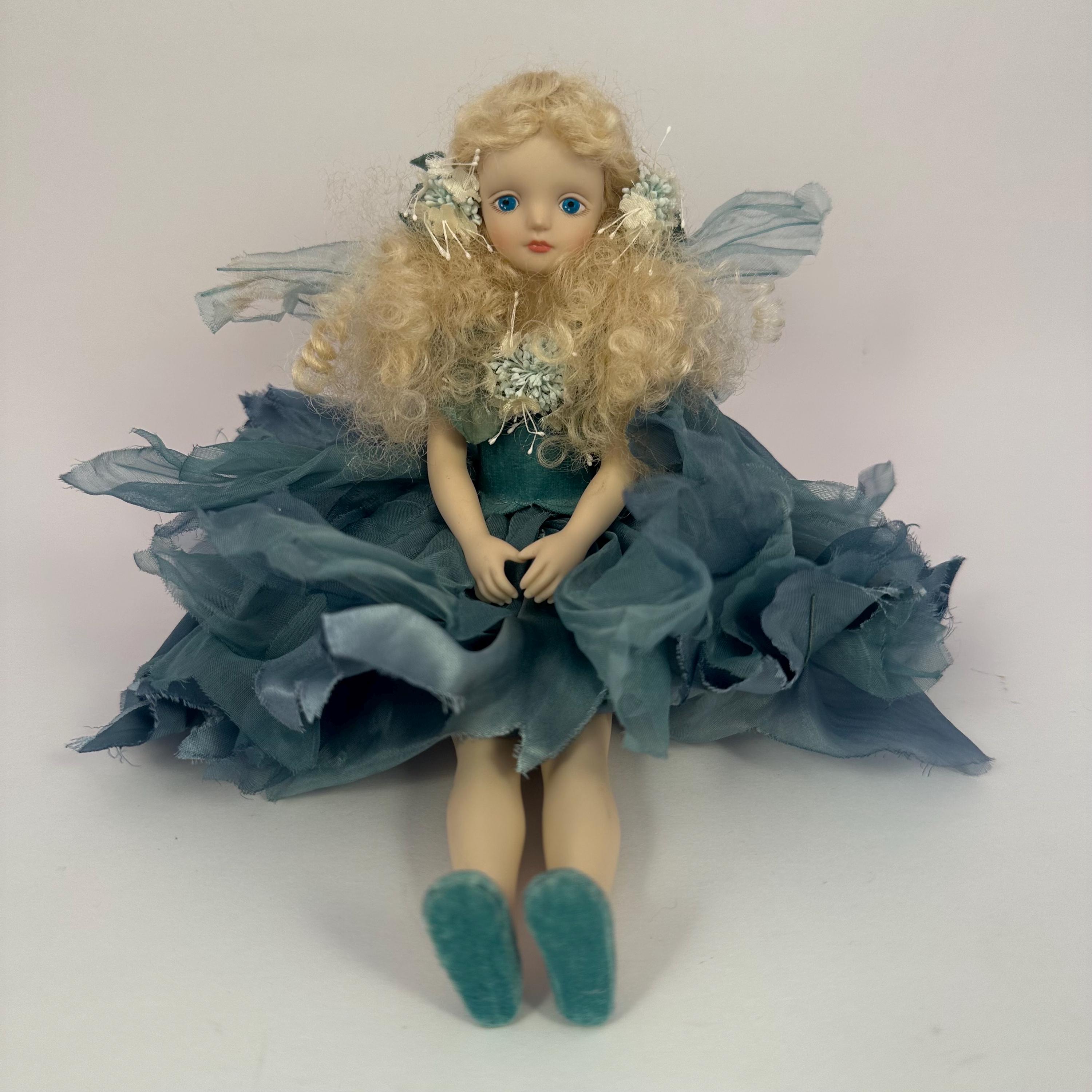 Vintage Porcelain Fairy Doll - Etsy