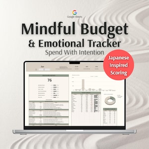 Google Sheets Budget Planner & Expense Tracker | Mindful, Emotional Spending Template