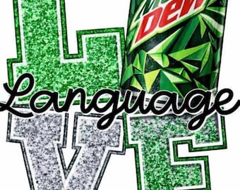 Love Mountain Dew PNG