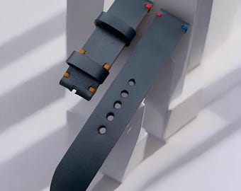 Handmade Genuine Cowhide Strap Neatly Crafted and Elegantly Durable,Leather Watch Strap, Handmade Strap, Leather Strap, Genuine Cowhide