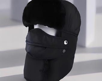 Copricapo invernale soffice Ushanka di Northern Breeze, cappello invernale, cappello Ushanka, cappello di pelliccia, cappello soffice, cappello con paraorecchie