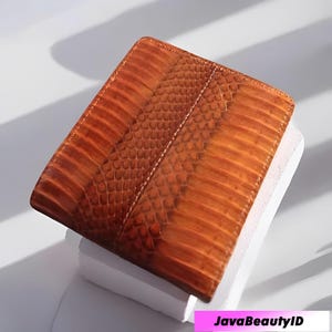 Genuine Snake Skin Men's Wallet Elegant and Comfortable,Snake Skin,Exotic Wallet,Color Wallet,Men's Wallet,Leather Wallet