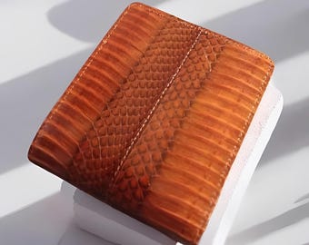 Genuine Snake Skin Men's Wallet Elegant and Comfortable,Snake Skin,Exotic Wallet,Color Wallet,Men's Wallet,Leather Wallet