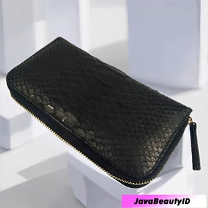 Python Snake Skin Women's Wallet – Elegant & Classy, Snake Skin, Exotic Wallet, Color Wallet, Womene Wallet, Leather Wallet