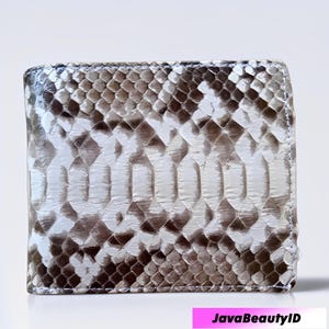 Python Snake Skin Pia Wallet, Snake Skin, Exotic Wallet, Color Wallet, Men's Wallet