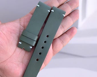 Genuine Cowhide Watch Strap Handmade Flexible Elegant and Comfortable,Leather Watch Strap, Handmade Strap, Leather Strap, Genuine Cowhide