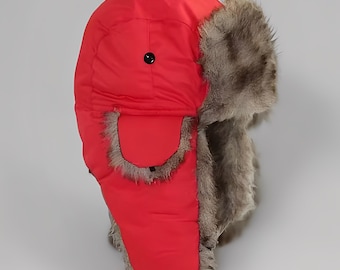 Berretto bomber unisex in pelliccia sintetica per neve e sport all'aria aperta