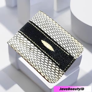 Echte Schlangenhaut Herren Brieftasche mit Hand nähen und bequem, Schlangenhaut, exotische Brieftasche, Farb Brieftasche, Herren Brieftasche, Leder Brieftasche