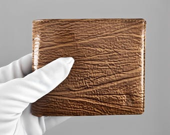 Light Brown Trifold Wallet Effortless Casual Elegance, Leather Wallet, Cowhide Wallet, Bifold Wallet, Men's Wallet