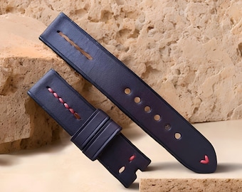 Genuine Calf Leather Watch Strap Handmade Slim Fit Stylish and Comfortable,Leather Watch Strap, Handmade Strap, Leather Strap, Genuine