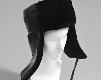 Kunstpelz Mütze Warme Windabweisende Wintermütze für Männer und Frauen, Wintermütze, Ushanka Mütze, Pelzmütze, Flauschige Mütze, Mütze mit Ohrenklappen