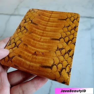 Genuine Python Snake Skin Wallet – Durable & Cool,Snake Skin,Exotic Wallet,Color Wallet,Men's Wallet,Leather Wallet