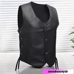 Leather Vest Synthetic Leather Vest Biker Vest Men's Vest, Leather Vest, Biker Leather Vest, Mens Leather Vest,Leather Biker Riding