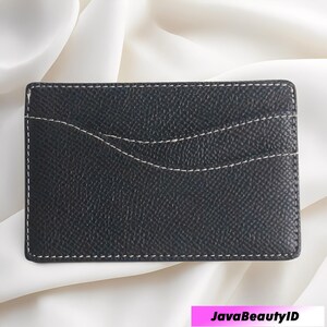 Sera Slim Card Holder Wallet Minimalist Card Case for Men and Women Compact Zipper Pouch
