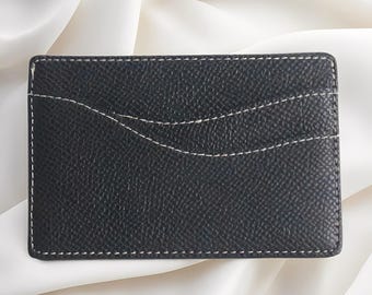 Sera Slim Card Holder Wallet Minimalist Card Case for Men and Women Compact Zipper Pouch