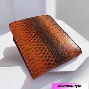 Men's Snake Skin Wallet Elegant Comfortable and Stylish Design,Snake Skin,Exotic Wallet,Color Wallet,Men's Wallet,Leather Wallet
