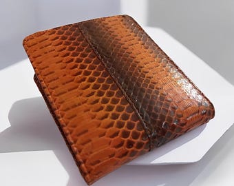 Men's Snake Skin Wallet Elegant Comfortable and Stylish Design,Snake Skin,Exotic Wallet,Color Wallet,Men's Wallet,Leather Wallet