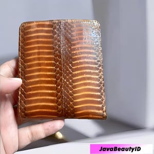 Snake Skin Wallet – Perfect for Elegant & Classy Men,Snake Skin,Exotic Wallet,Color Wallet,Men's Wallet,Leather Wallet