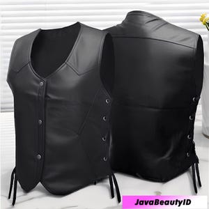 Leather Vest Synthetic Leather Vest Biker Vest Men's Vest, Leather Vest, Biker Leather Vest, Mens Leather Vest,Leather Biker Riding
